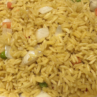 Fried Rice (Peas, Carrots and Onion)