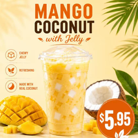 Mango Coconut with Jelly
