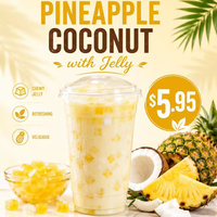 Pineapple Coconut with Jelly