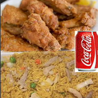 Fried Chicken Wing 5pc, Fried Rice, Coke Bundle