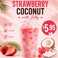 Strawberry Coconut with Jelly
